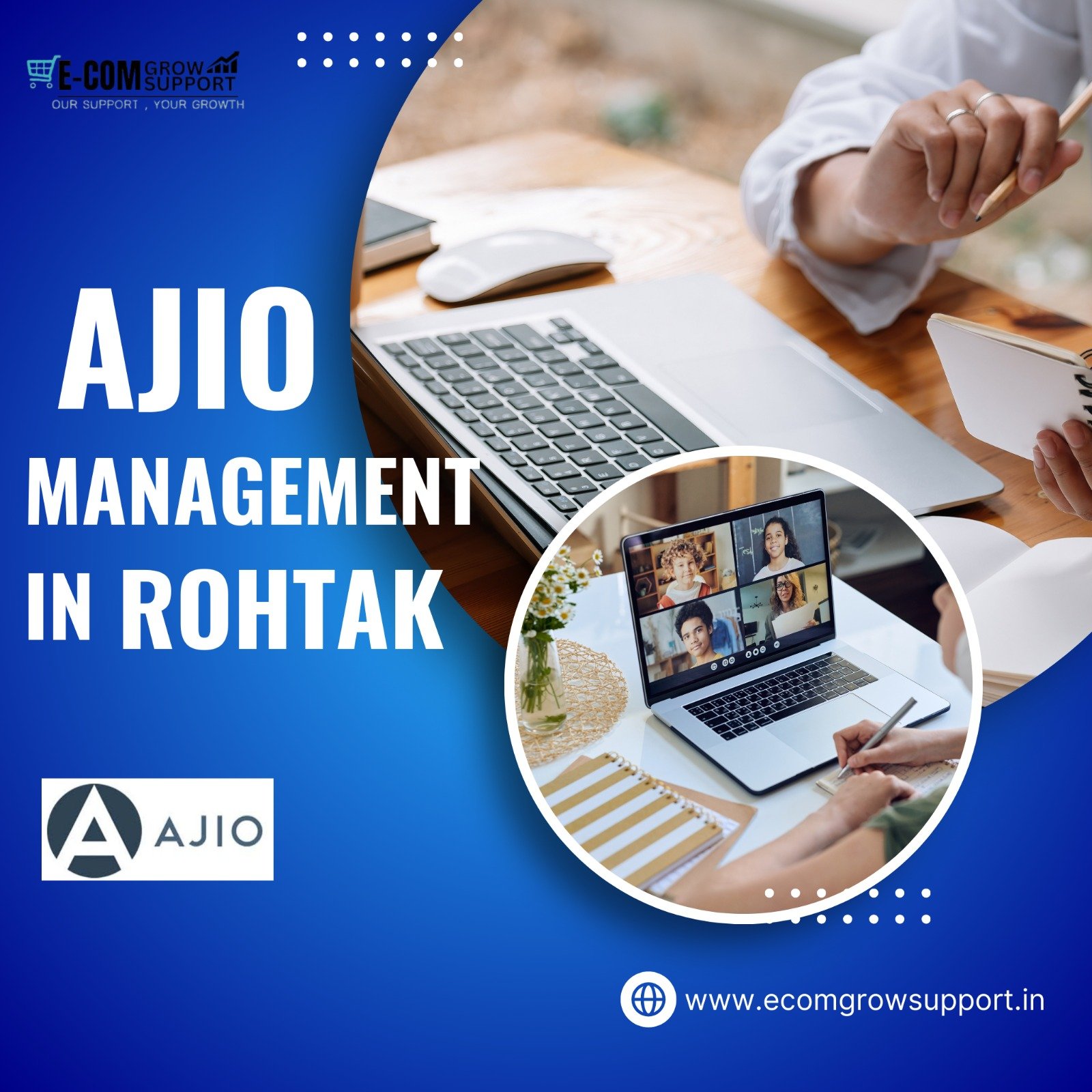 Ajio Management in Rohtak: Take Your Fashion Business Online with EcomGrowSupport